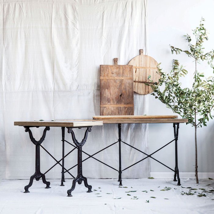 Avignon Bistro Table Long with Marble