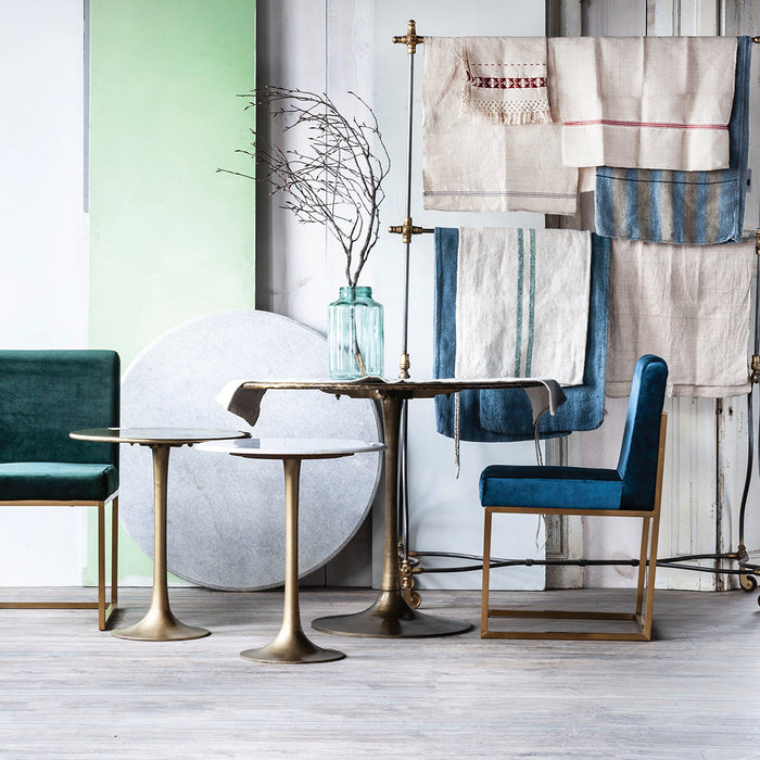 Tulip Dining Table with Marble