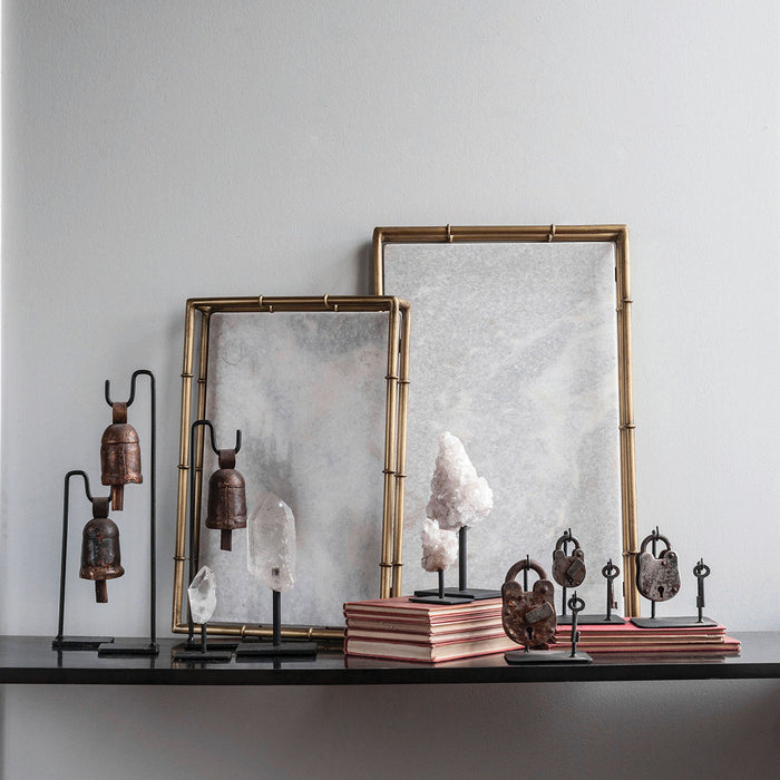 Faux Bamboo Tray, S/2