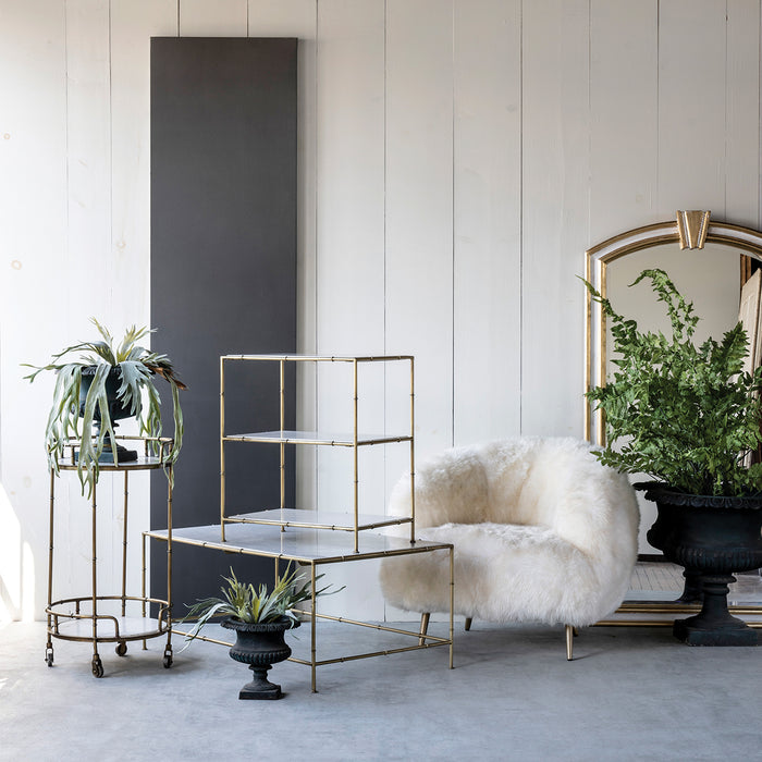 Faux Bamboo Shelf, Small