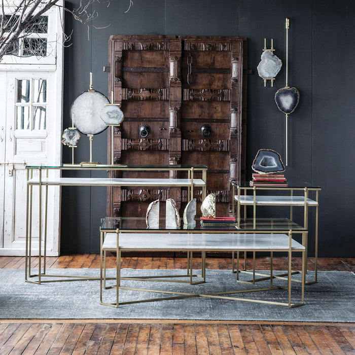 Shine Display Console Table