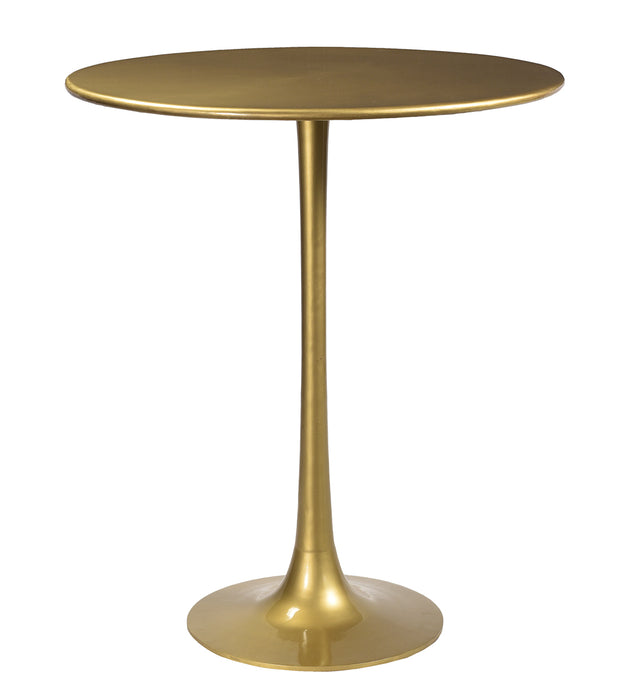 Tulip Bar Table with Brass