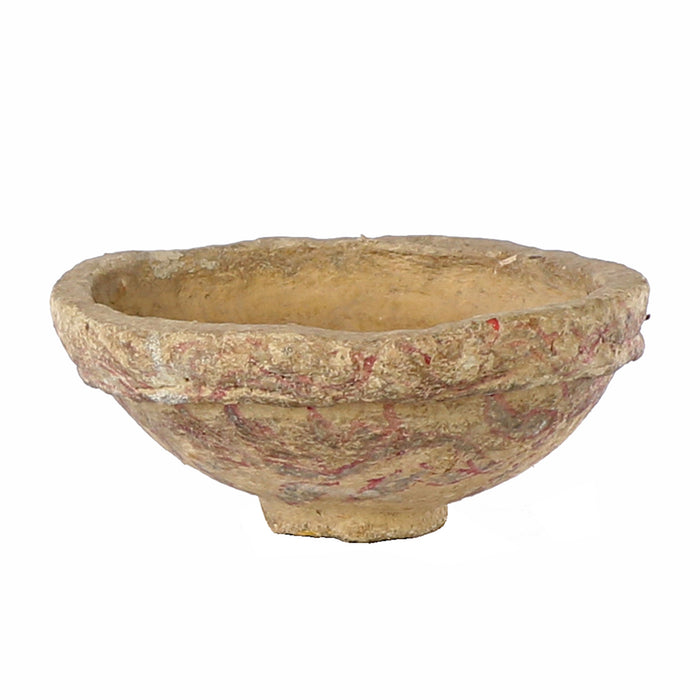 Paper Mache Villager Bowl