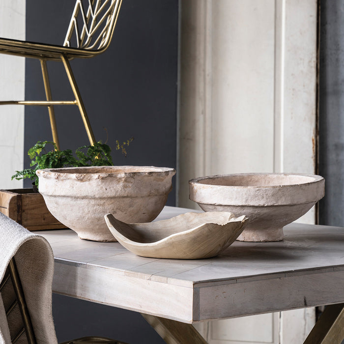 Paper Mache Villager Bowl