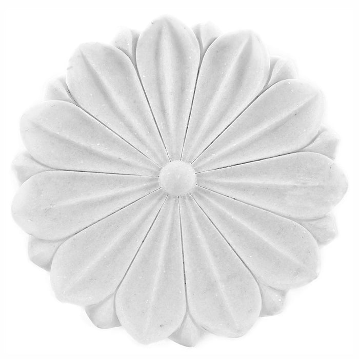 Marble Lotus Flower Snack Tray