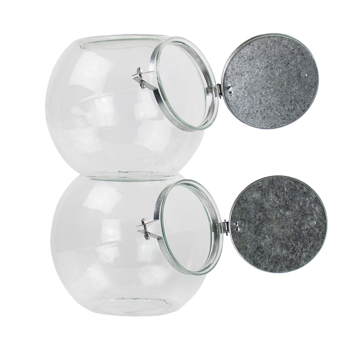 Double Glass Dime Store Candy Jar