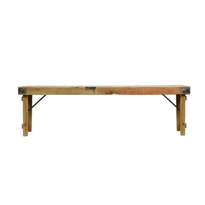 Wood Wedding Table Bench, Bleached