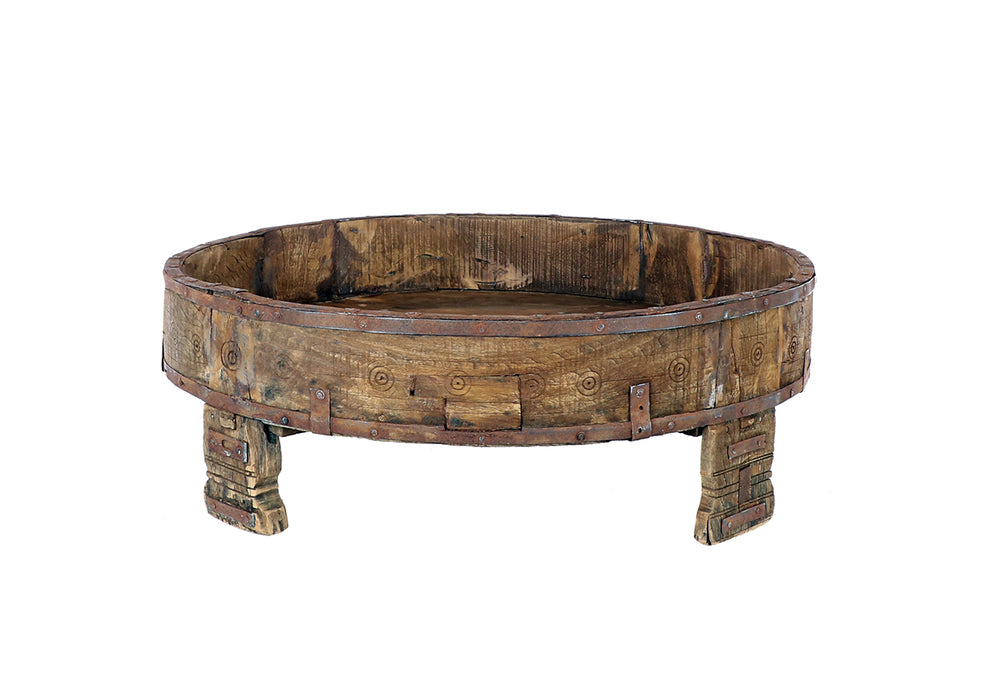 Carved Village Grinding Table