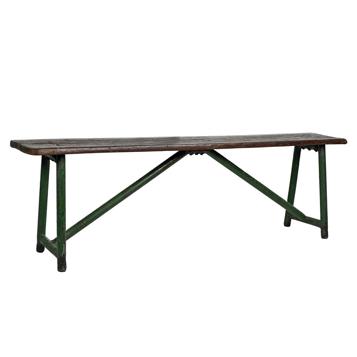 Vintage Indian Park Bench