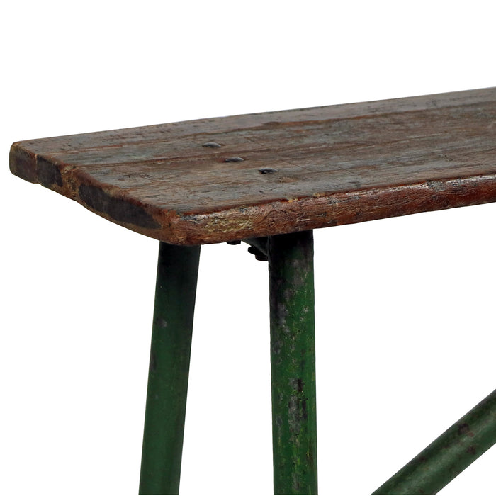 Vintage Indian Park Bench