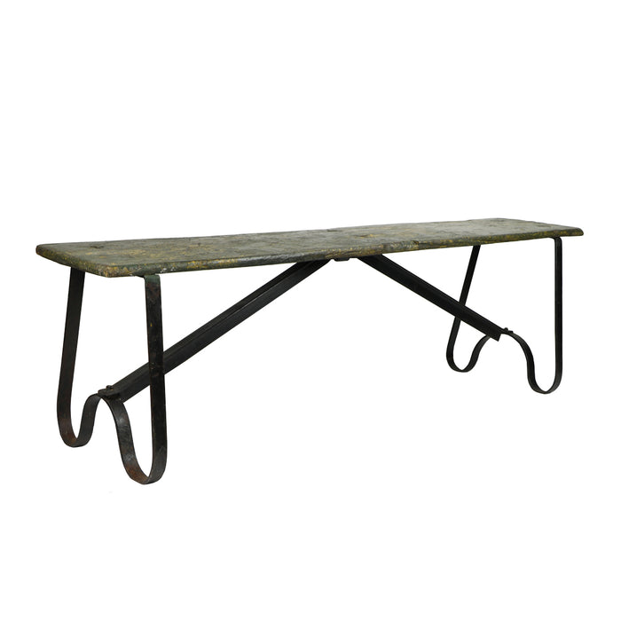 Vintage Indian Park Bench