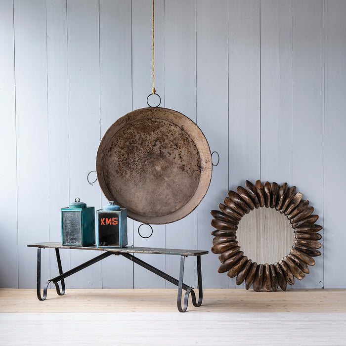 Vintage Indian Park Bench