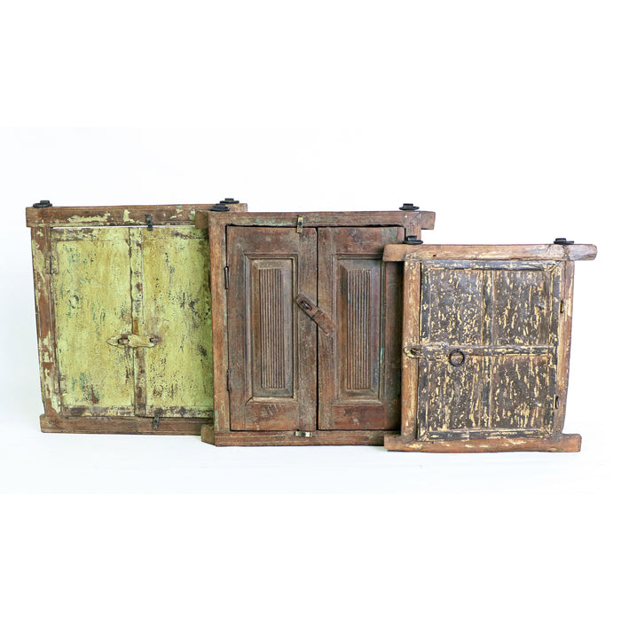 Vintage Shutter Pair in Frame