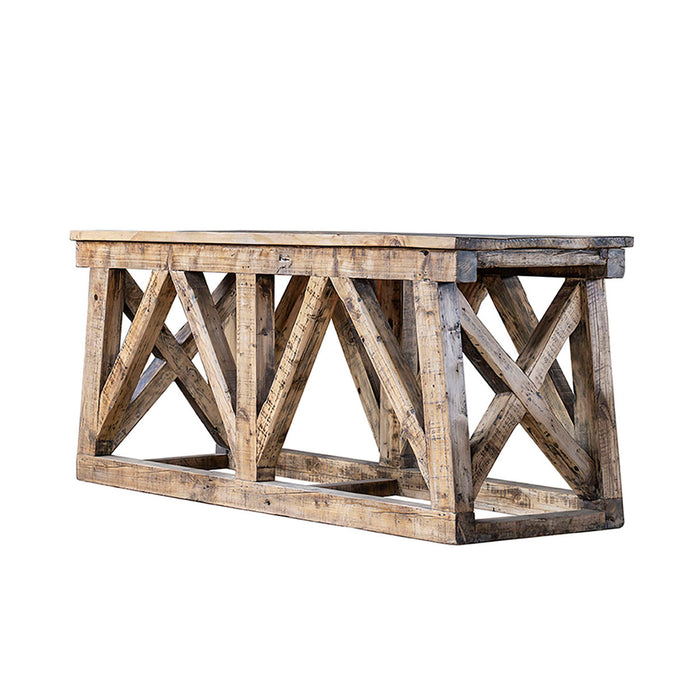 Timber Frame Console Table, Oversize