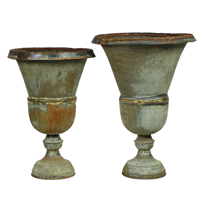 Zinc Classical Urn