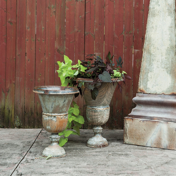 Zinc Classical Urn