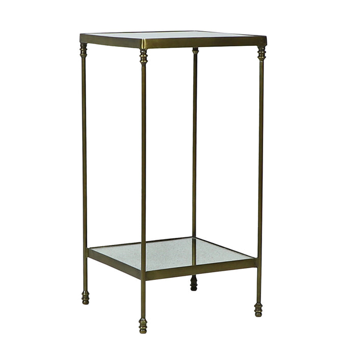 Luxe Side Table with Glass