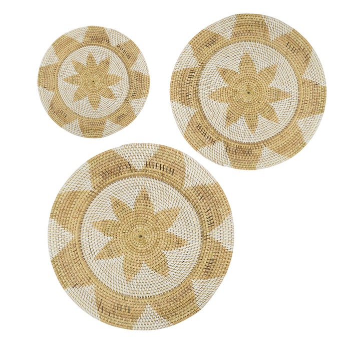 Sunshine Rattan Charger S/3