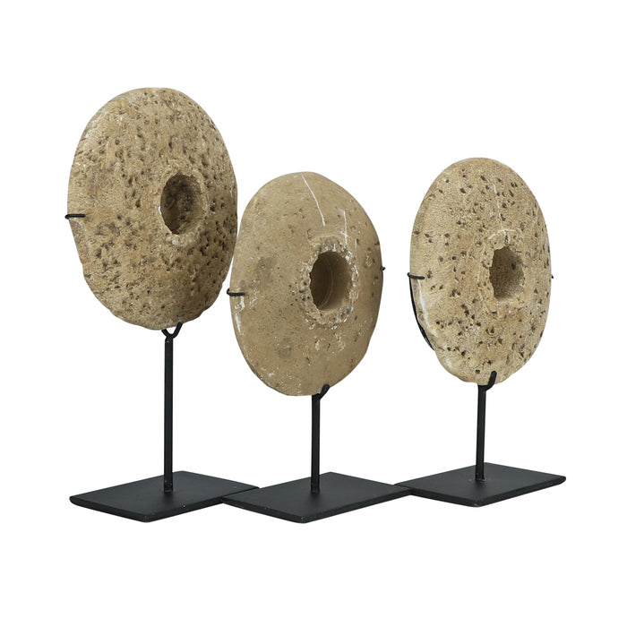 Millstone on Base, Small, S/3