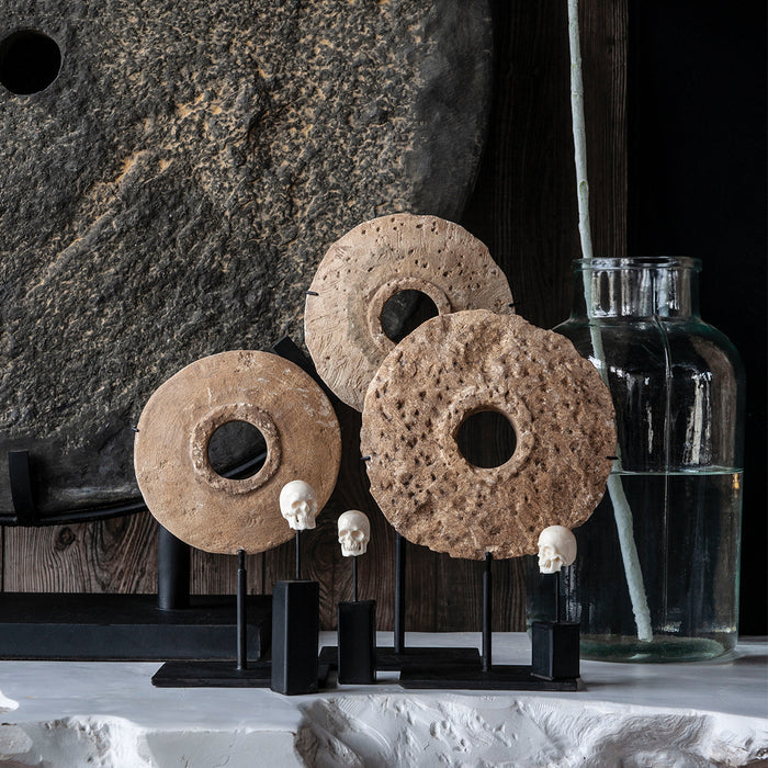 Millstone on Base, Small, S/3