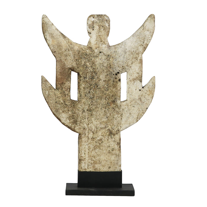 Stone Idol Statue on Base