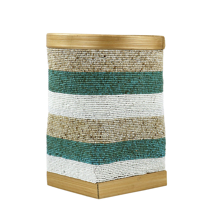 Bali Beaded Basket S/3