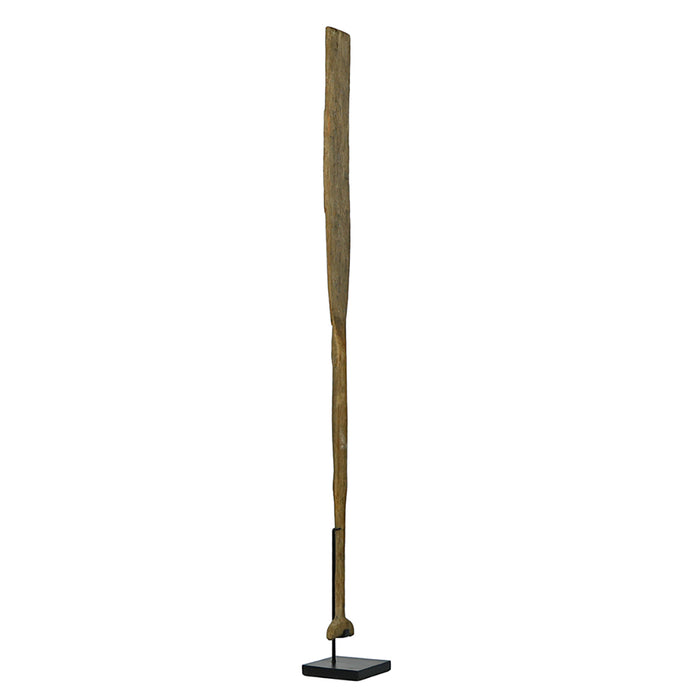 Vintage Borneo Boat Paddle on Stand