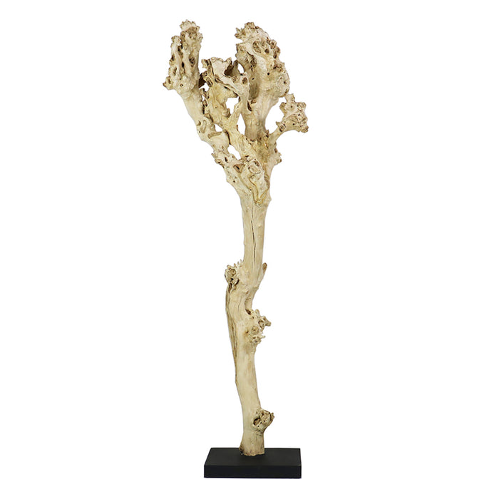 Burly Wood Sculpture Tall